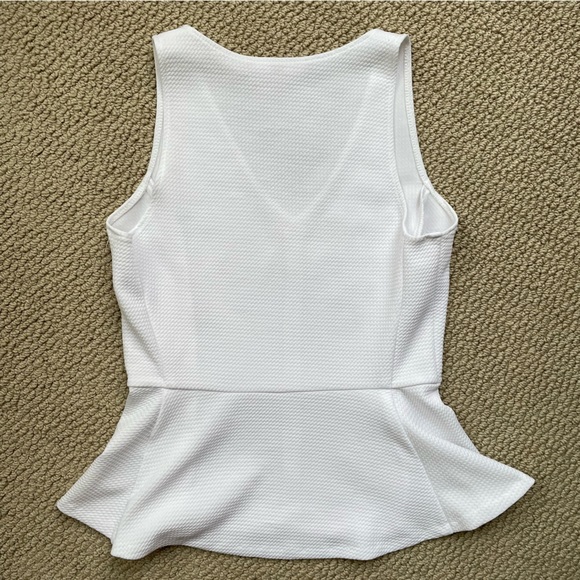 Saks Fifth Ave Peplum Top - Picture 2 of 4